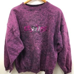 VINTAGE MICKEY CO Purple Acid Eeyore Sweatshirt XL
